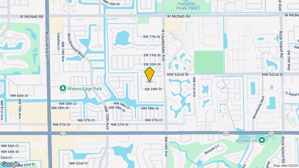 8206 SW 23rd Ct Map and Location Details