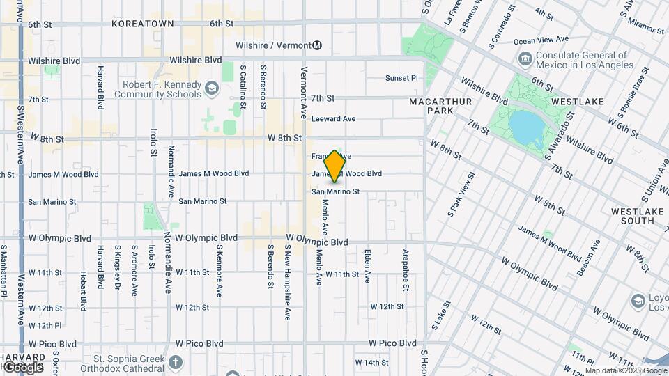 2821 San Marino St Map and Location Details