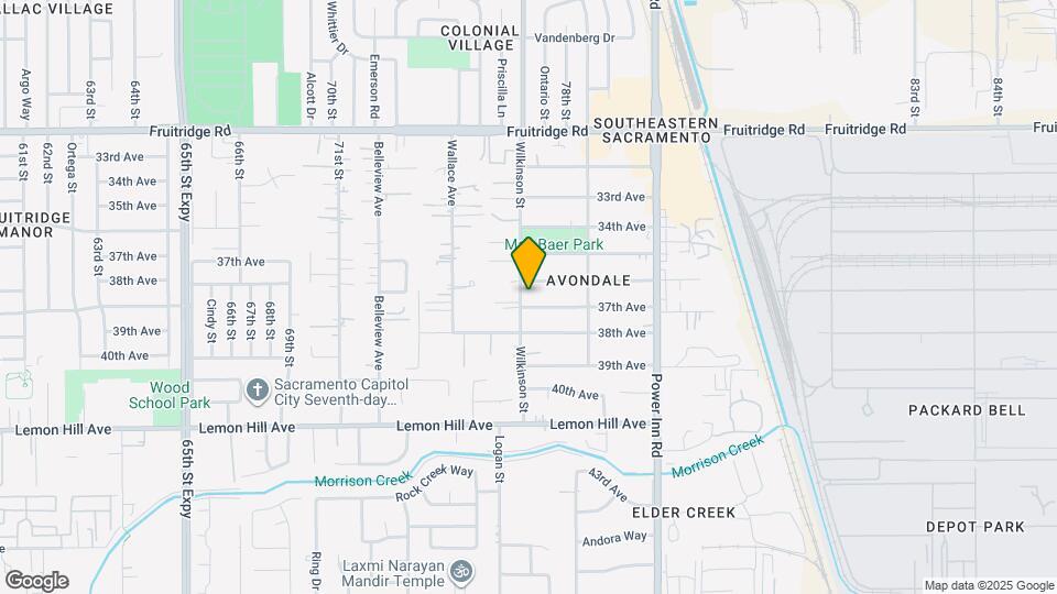 5885 Wilkinson St Map and Location Details