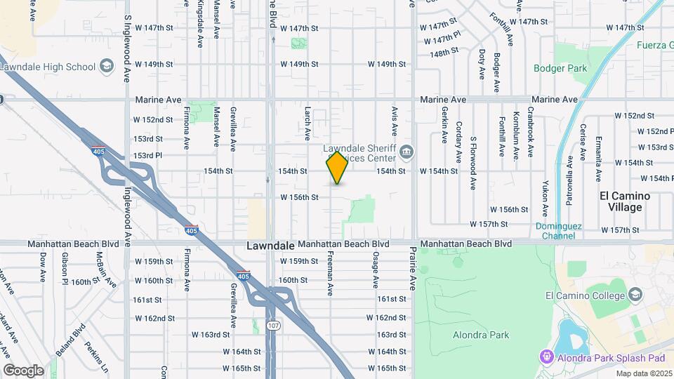 15430 Freeman Ave Map and Location Details
