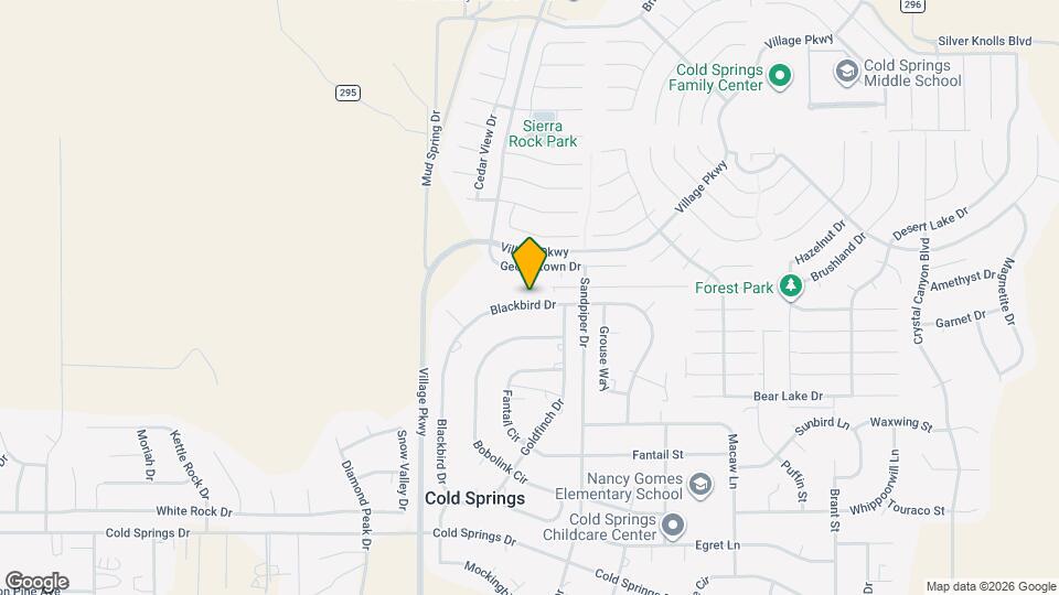 17755 Blackbird Dr Map and Location Details