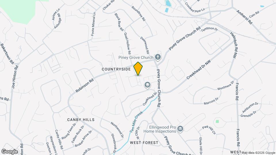 2116 Belle Terra Rd Map and Location Details