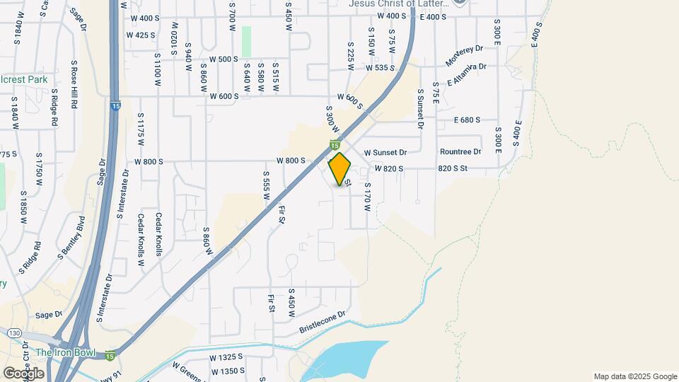266 W 895 S Map and Location Details