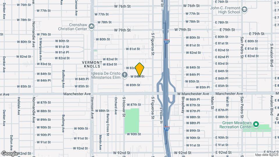 620 W 84th St Map and Location Details
