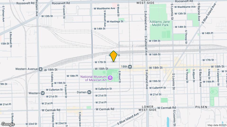 1825 W 17th St Mapa y Detalles de la Ubicación