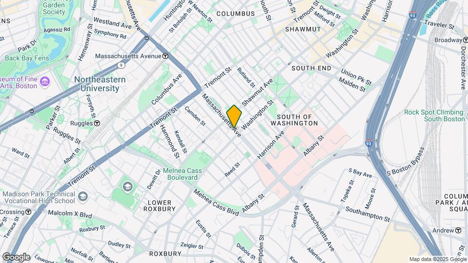 1759 Washington St, Unit 2 Map and Location Details