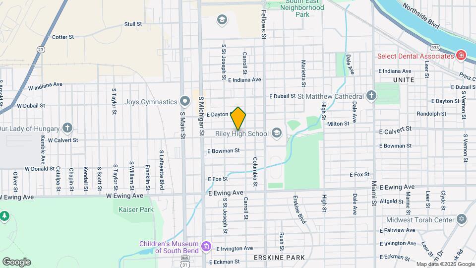 223 E Calvert St Map and Location Details