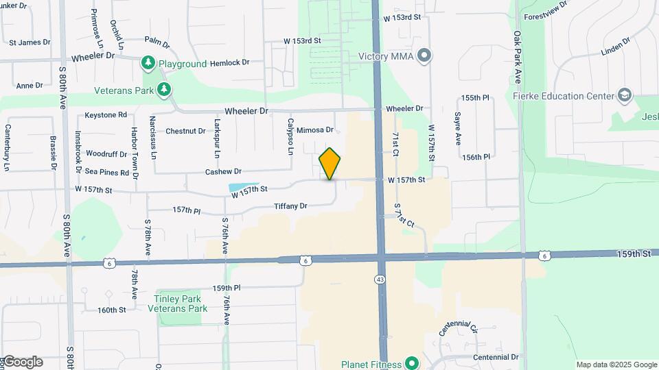 7305 W 157th St Map and Location Details