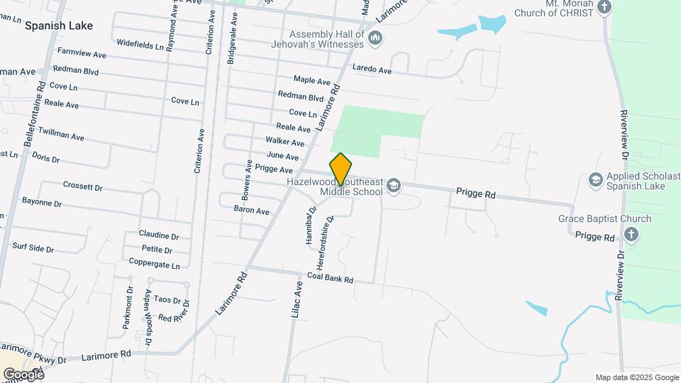 1021 Briarbrae Dr Map and Location Details