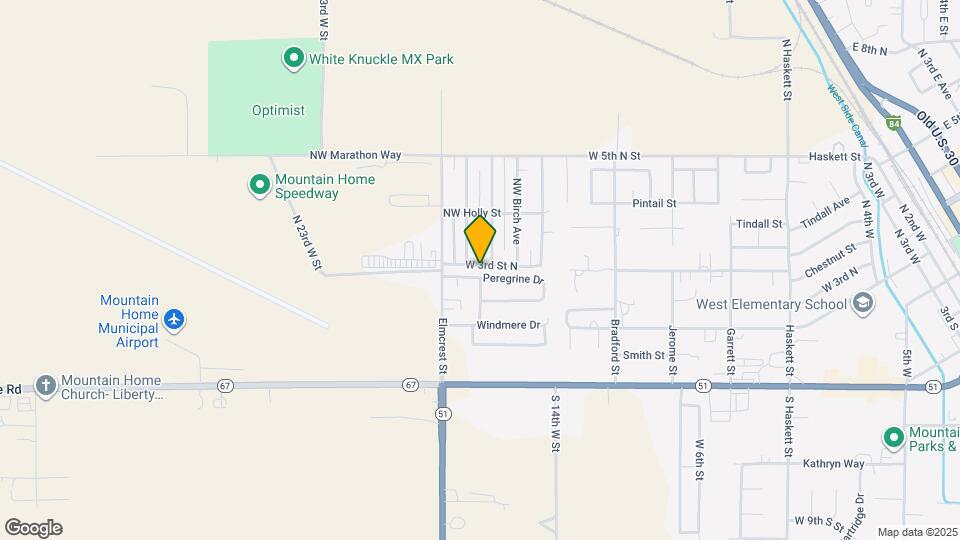 1740 Peregrine Dr Map and Location Details