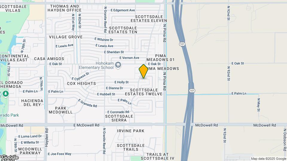 8716 E Holly St Map and Location Details