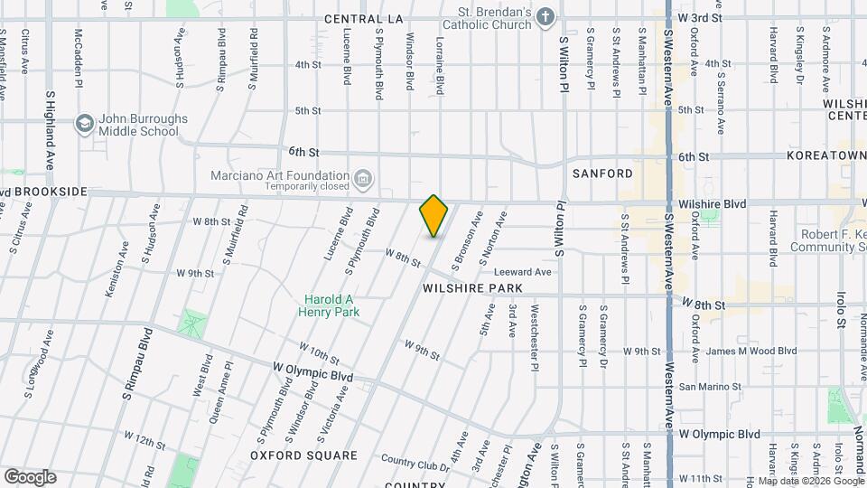 727 Crenshaw Blvd Map and Location Details