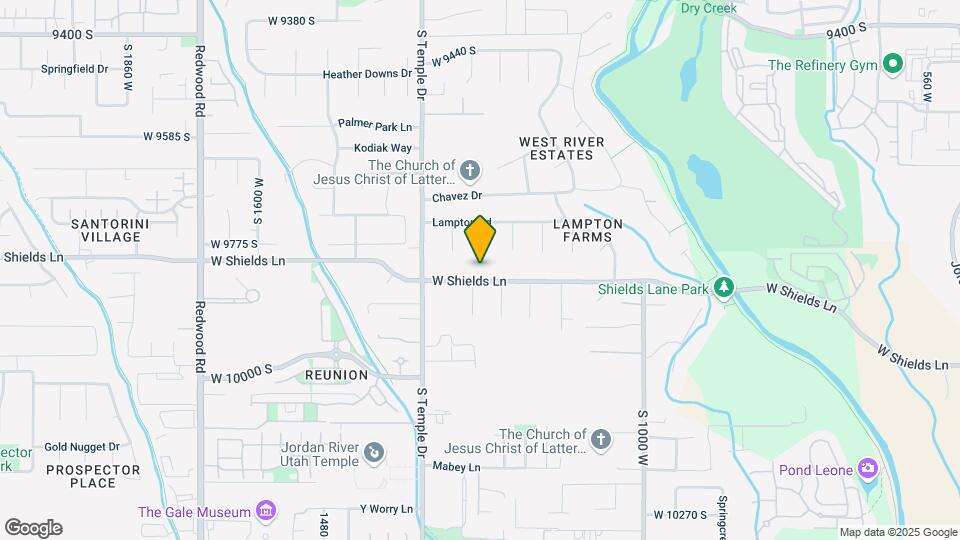 1222 W Shields Ln Map and Location Details