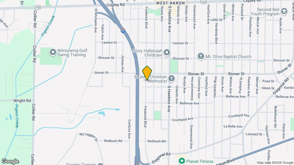 1241 Frederick Blvd Map and Location Details