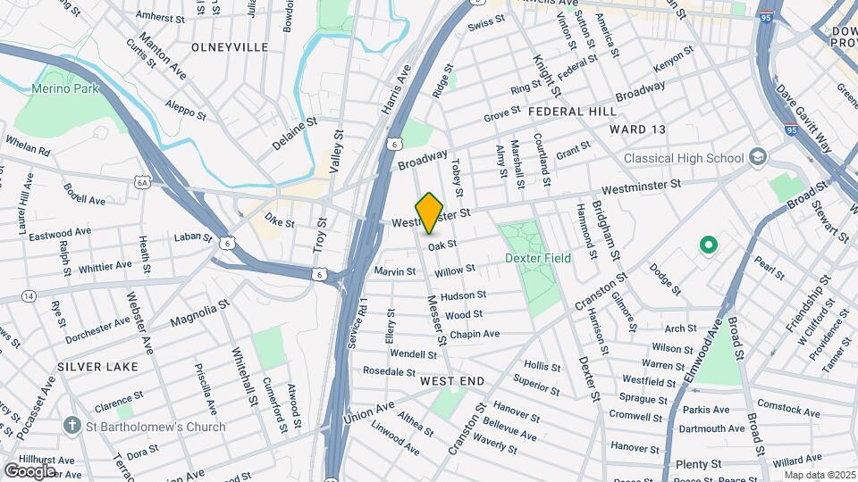 89 Oak St Mapa y Detalles de la Ubicación