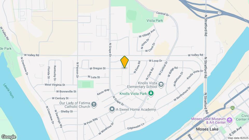 443 N Washington St Map and Location Details