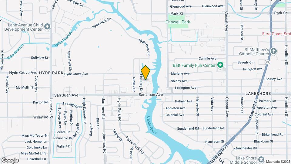 Cedar Creek Apartment Homes Map and Location Details
