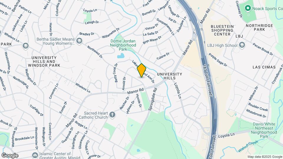 3210 Northeast Dr, Unit A Map and Location Details