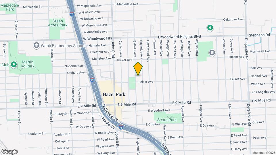 23328 Battelle Ave Map and Location Details