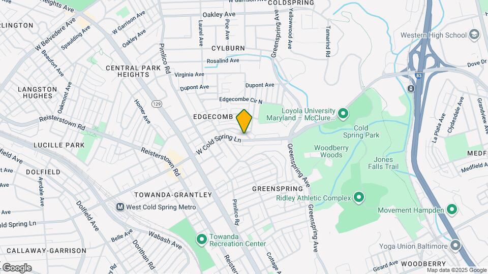 2506 W Cold Spring Ln Map and Location Details