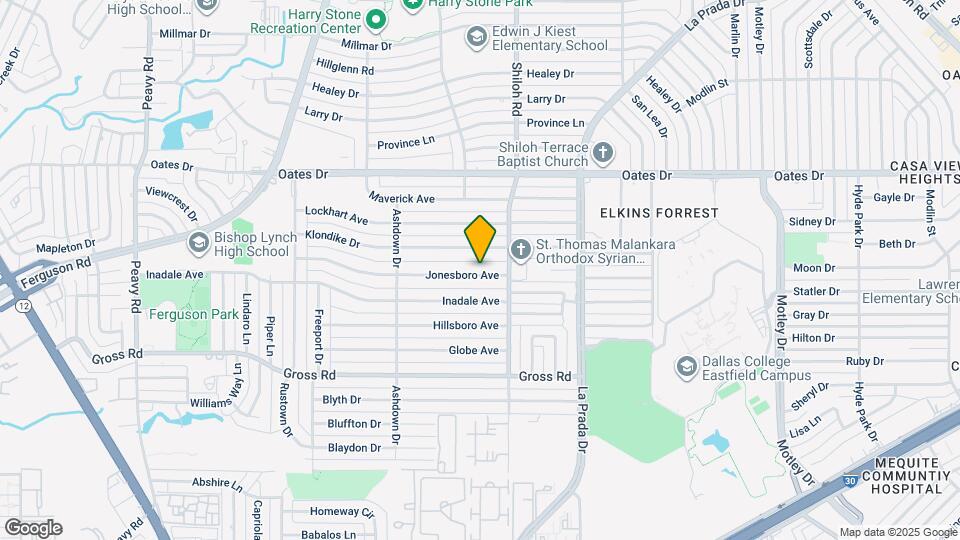 2625 Jonesboro Ave Map and Location Details