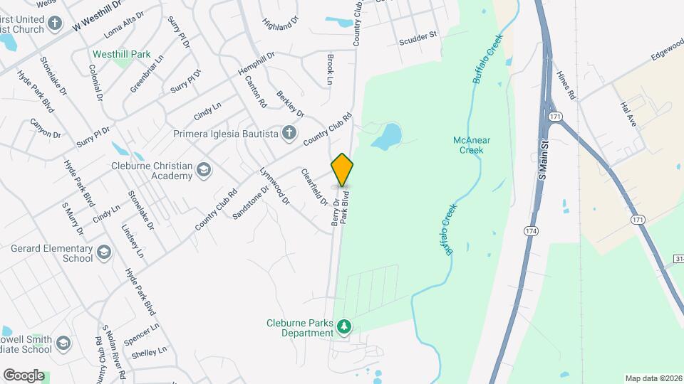 1413 Berry Dr Map and Location Details