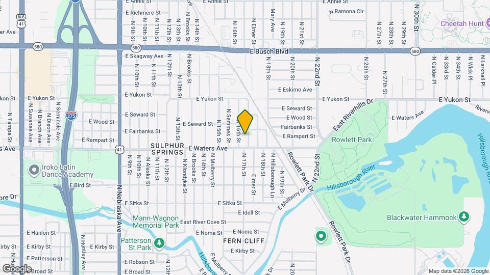 8408 N 17th St Map and Location Details