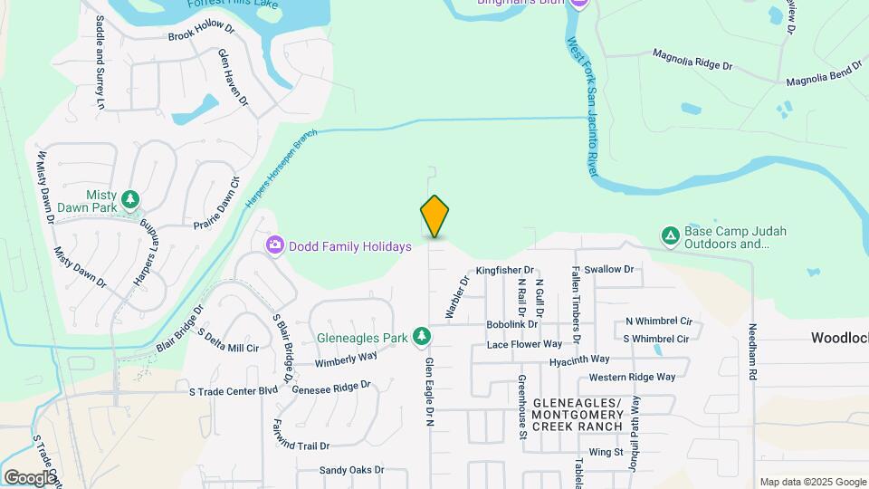 9803 Woodhollow Dr Map and Location Details