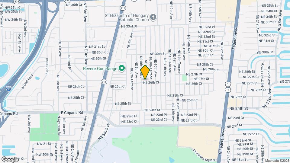 2701 NE 9th Ave Mapa y Detalles de la Ubicación