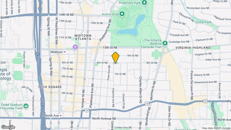 901 Argonne Ave NE Map and Location Details