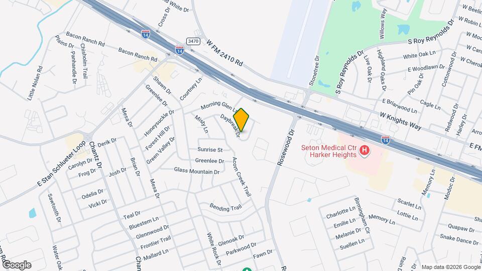 5203 Daybreak Dr Map and Location Details