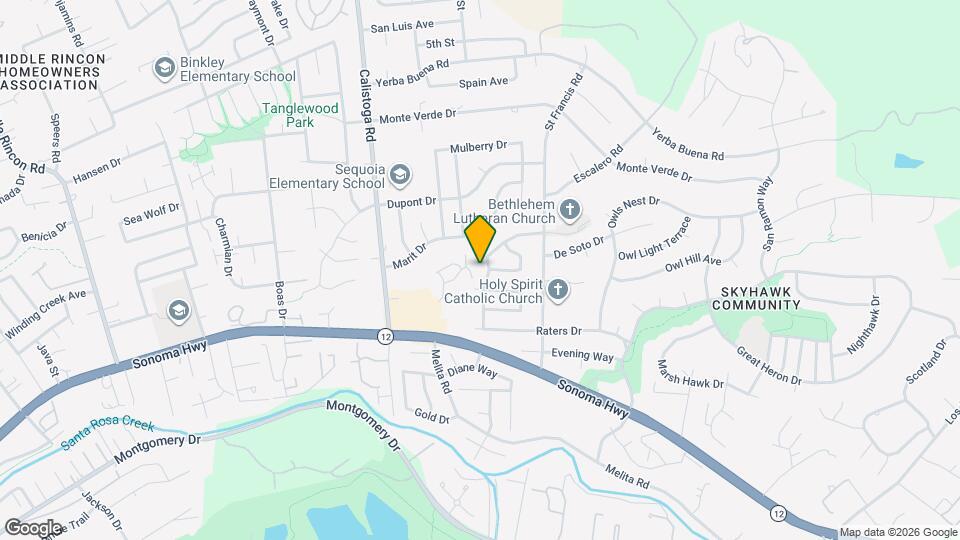 205 El Encanto Way Map and Location Details