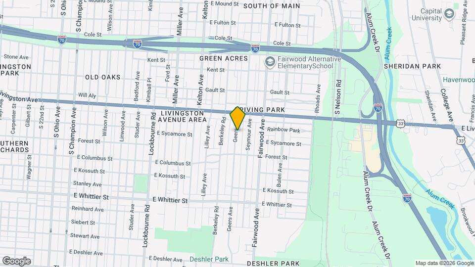 940 Geers Ave Map and Location Details