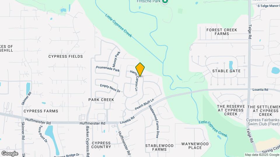 16115 Heights Harvest Ln Map and Location Details