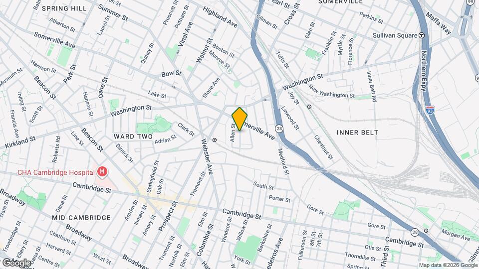 19 Linden St Map and Location Details