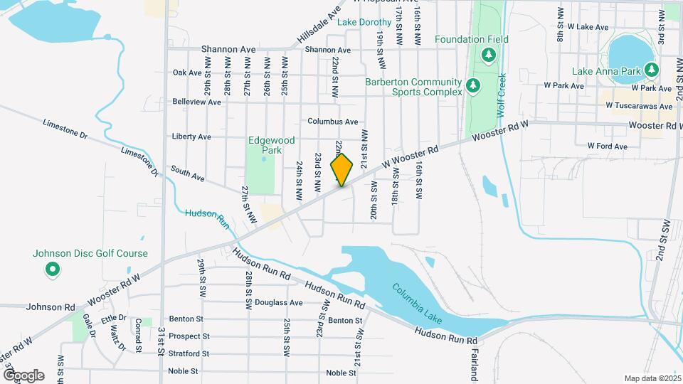 1072 Wooster Rd W Map and Location Details