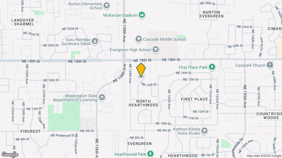 1508 NE 140th Ave Mapa y Detalles de la Ubicación