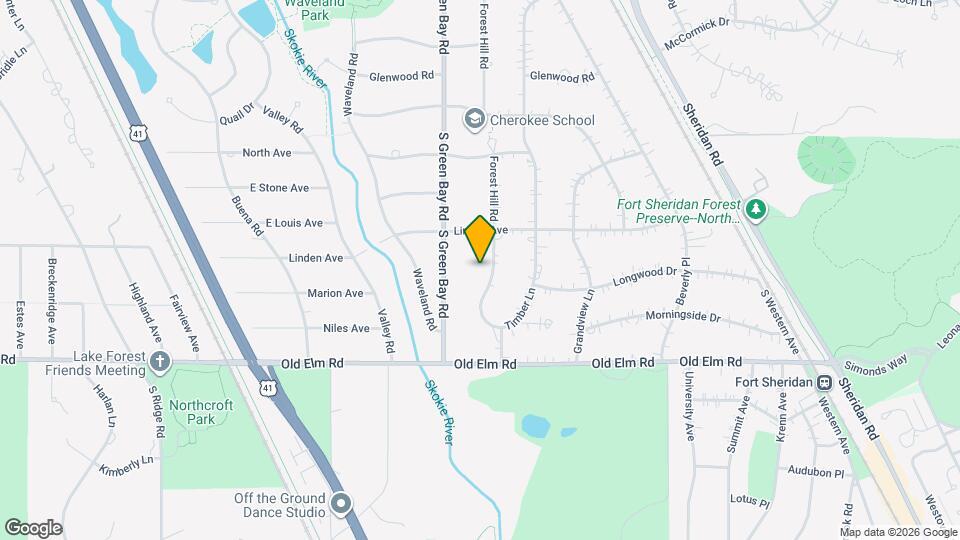 1040 Forest Hill Rd Map and Location Details