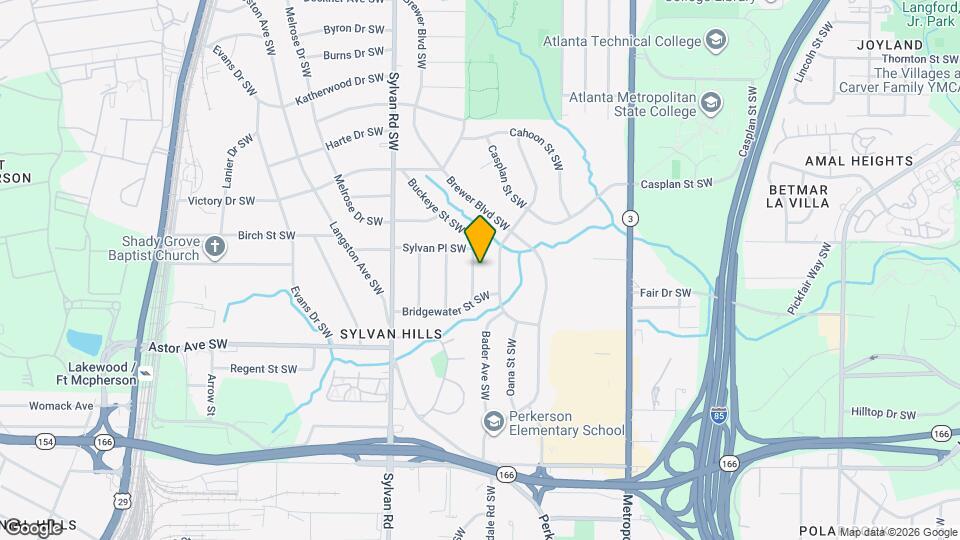 1854 Broadwell St SW Map and Location Details
