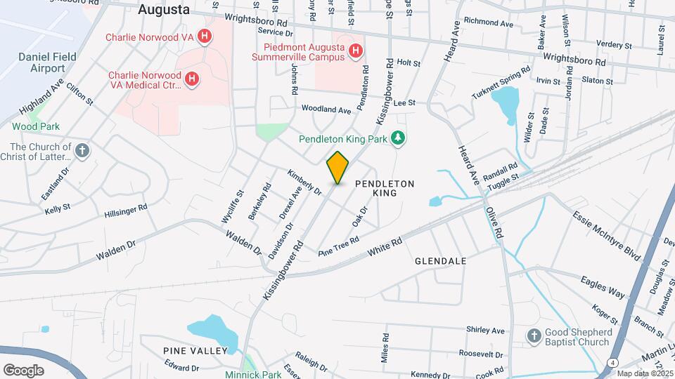 1720 Kissingbower Rd Map and Location Details