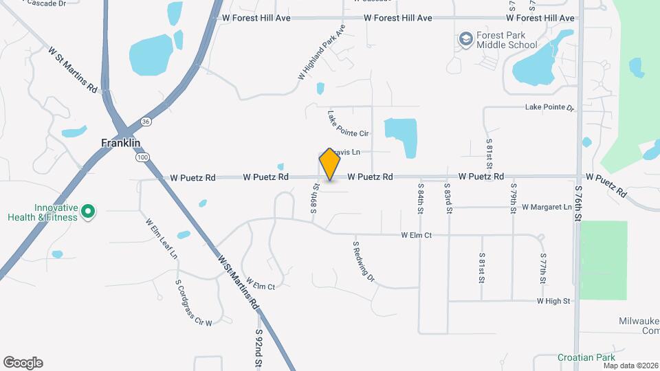 8832 W Mourning Dove Ct Rentals in Franklin, WI