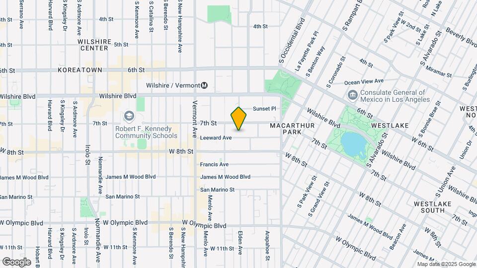 2947 Leeward Ave Map and Location Details