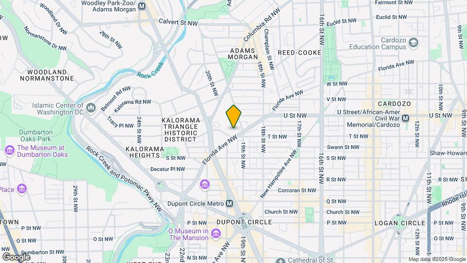1901 Connecticut Ave NW Map and Location Details