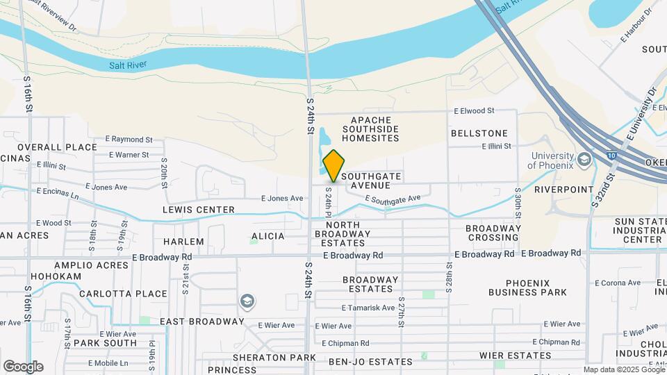 2437 E Jones Ave Map and Location Details