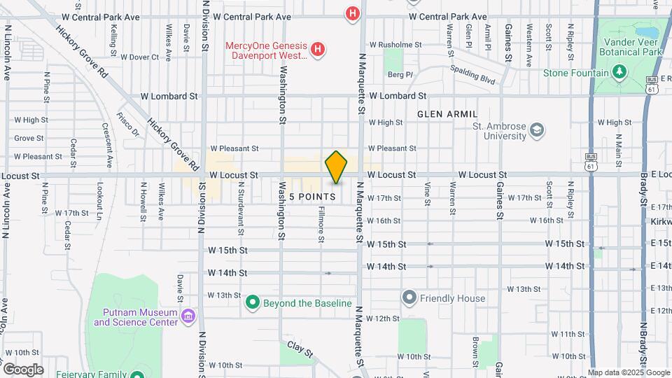 1728 Taylor St Map and Location Details