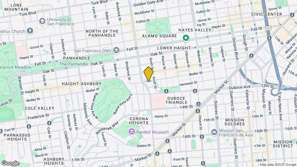 751 Waller St Mapa y Detalles de la Ubicación