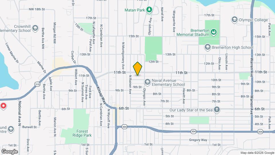 2318 10th St Map and Location Details