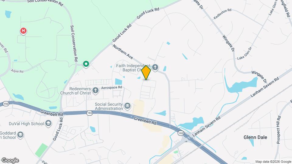 10501 John Glenn St Map and Location Details