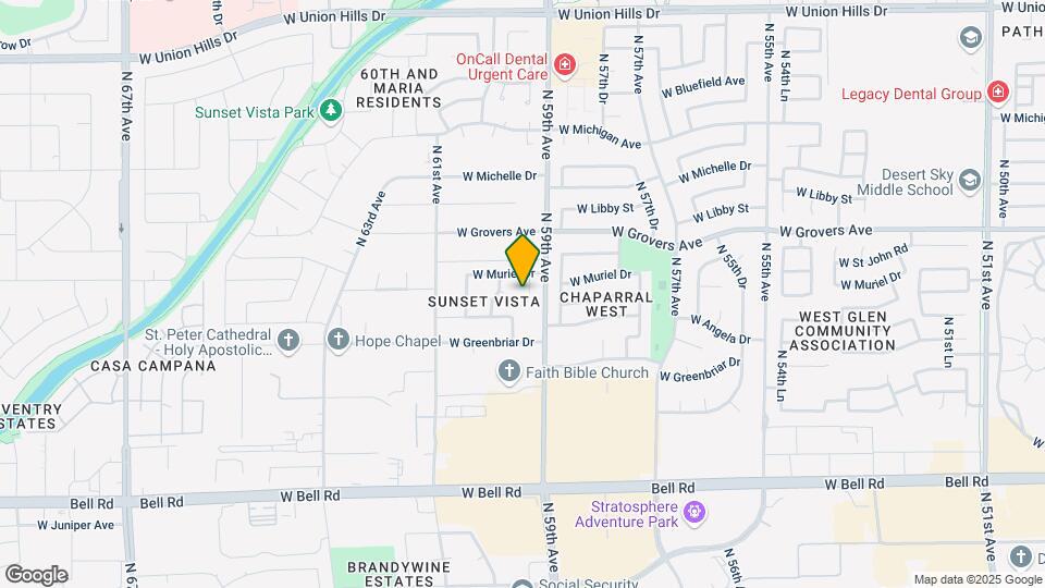 17450 N 59th Dr Map and Location Details