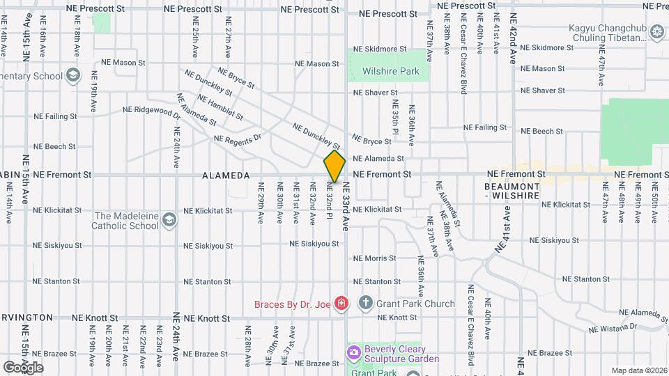 3416 NE 32nd Pl Map and Location Details